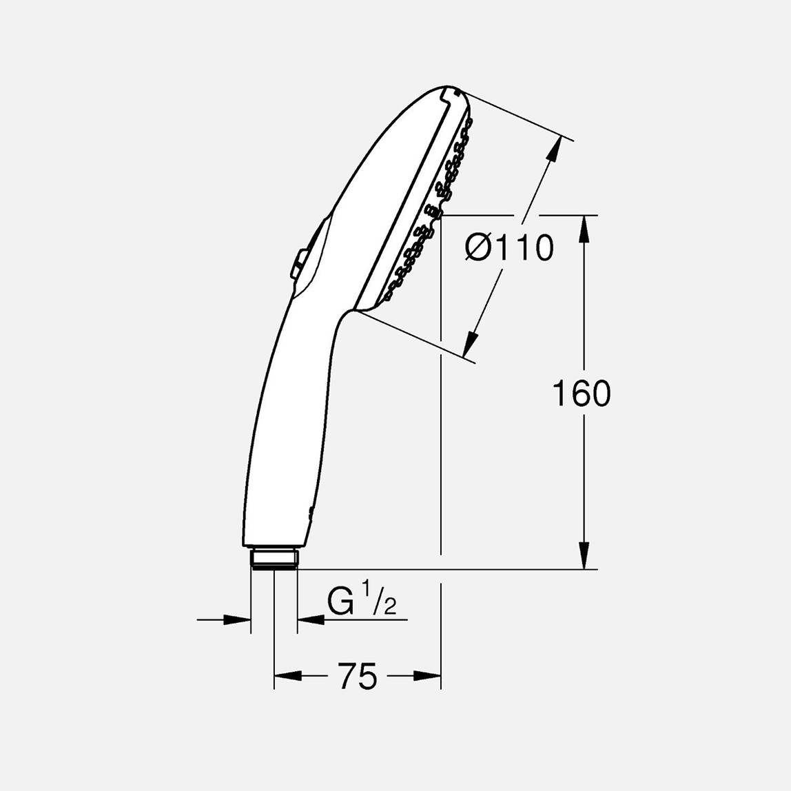    Grohe Vitalio Start 110 2 Fonksiyonlu El Duşu 