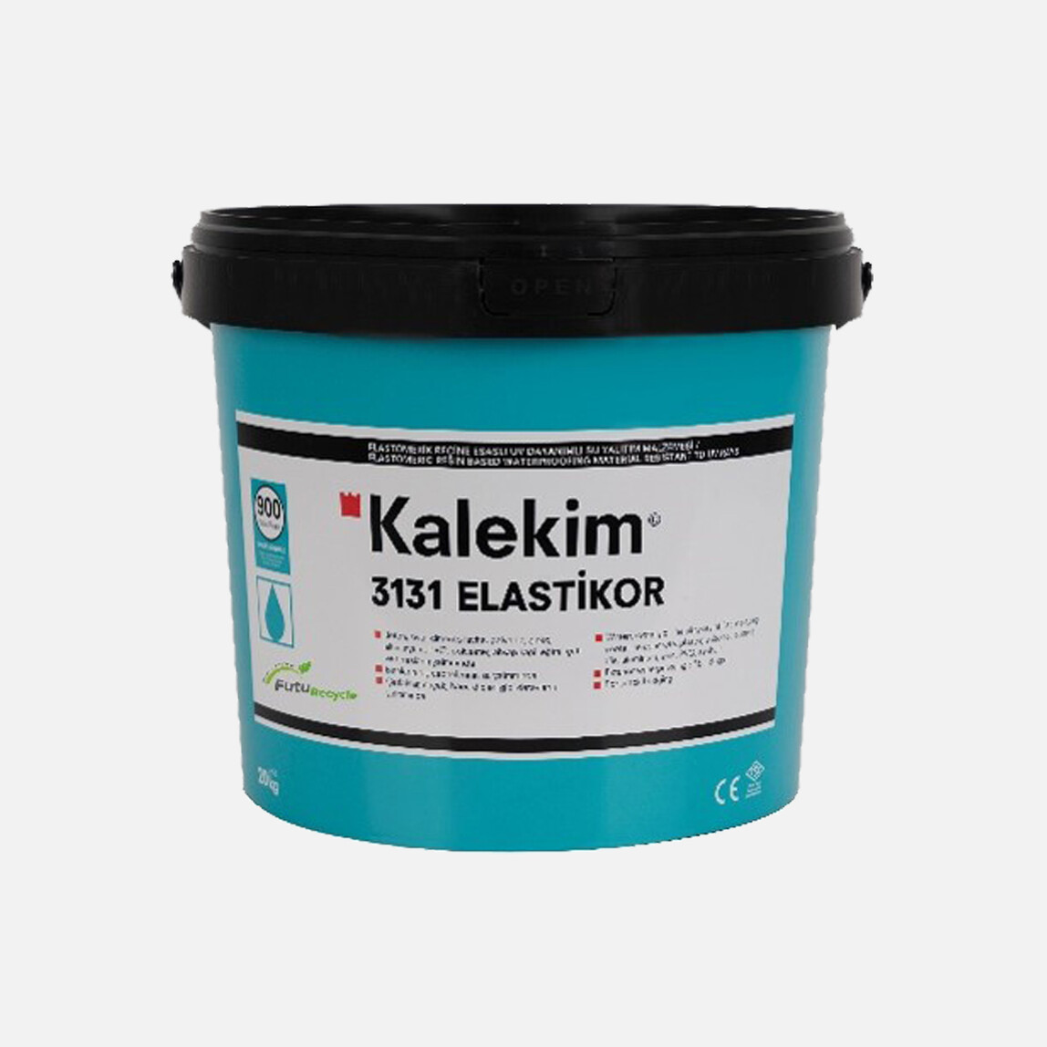 Kalekim Elastikor Akrilik Su İzolasyon Malzemesi 20 kg_0