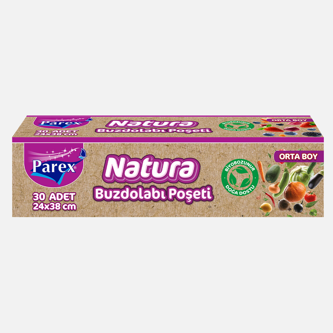    Parex Natura 30'lu Buzdolabı Poşeti 