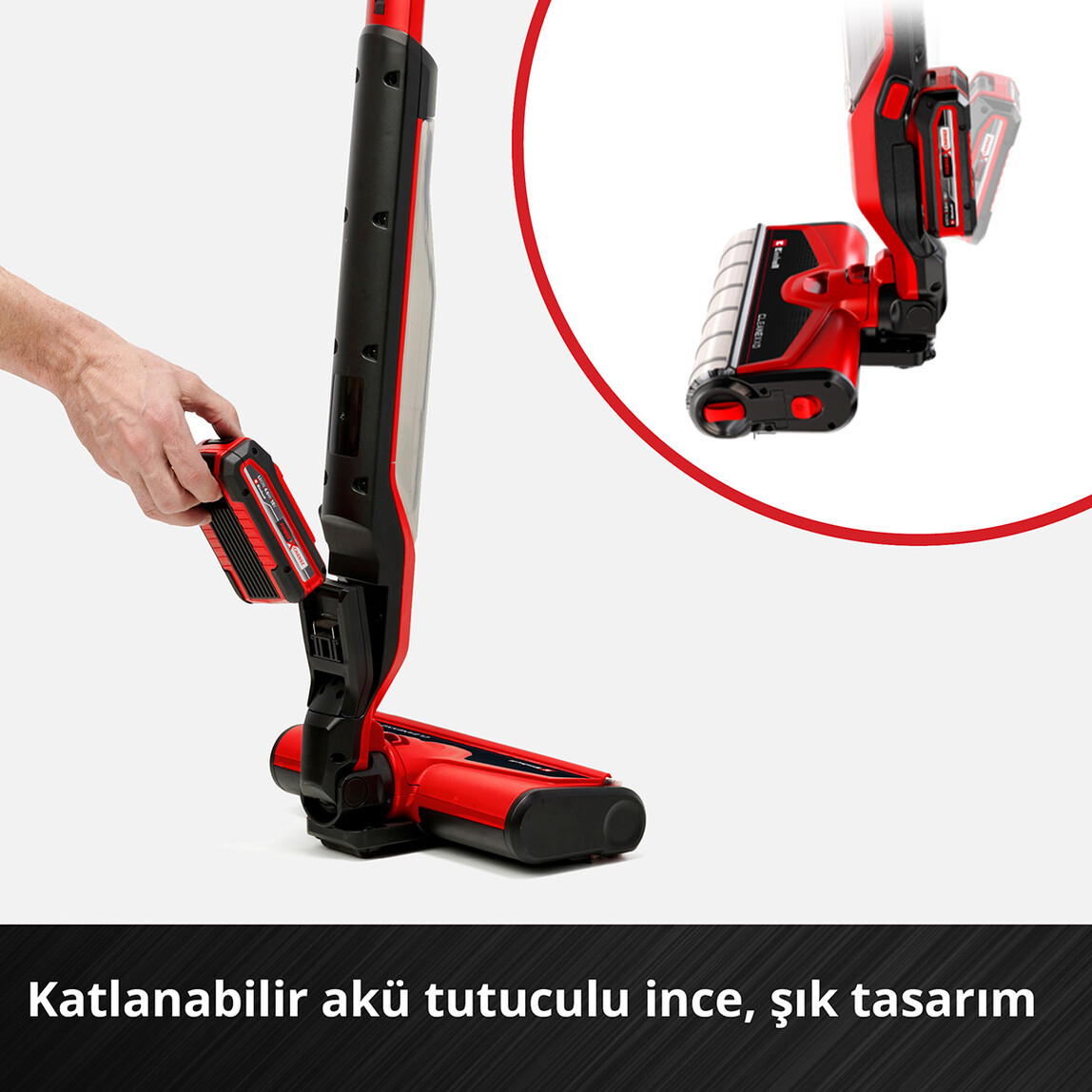    Einhell Cleanexxo Solo Akülü Sert Zemin Temizleyici (Akü ve Şarj Cihazı Dahil Değildir.) 