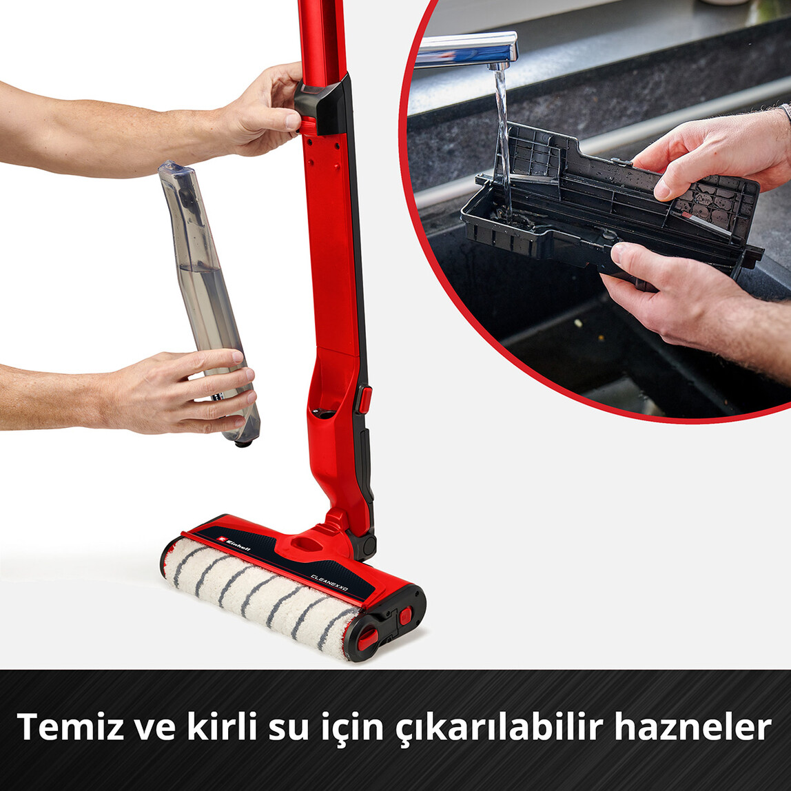    Einhell Cleanexxo Solo Akülü Sert Zemin Temizleyici (Akü ve Şarj Cihazı Dahil Değildir.) 