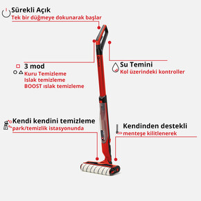 Einhell Cleanexxo Solo Akülü Sert Zemin Temizleyici_4