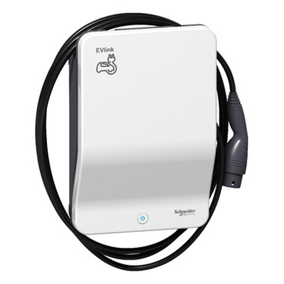 Schneider EVH2S22P0CK Evlink Wallbox T2 Kablolu 22 kW Elektrikli Araç Şarj İstasyonu