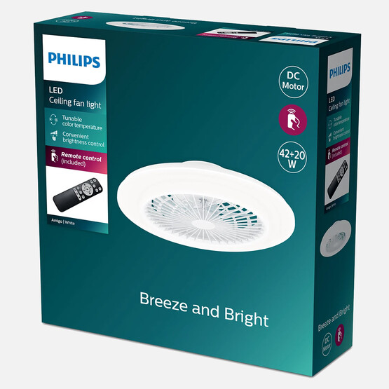 Philips Amigo Fanlı25W+60 W Tavan Vantilatörü