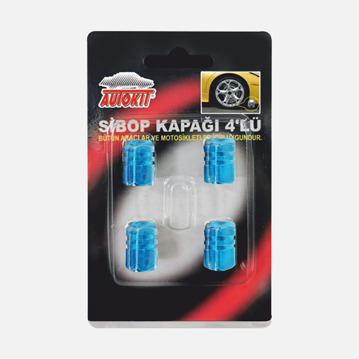    Autokit Sibop Kapağı 4'lü 