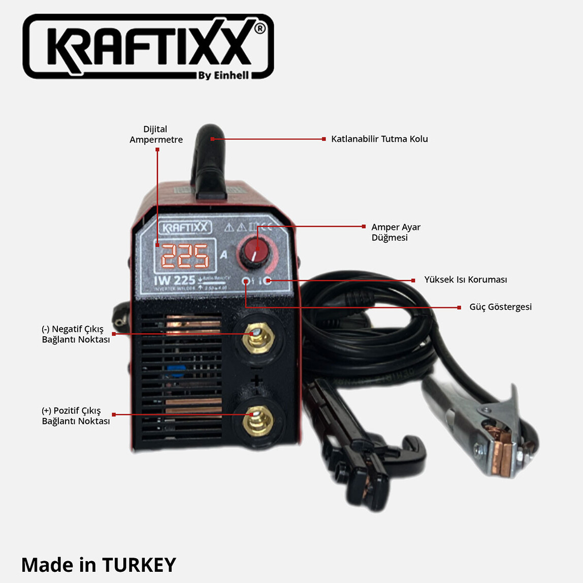    Einhell Kraftixx By IW225 İnverter Kaynak Makinesi 