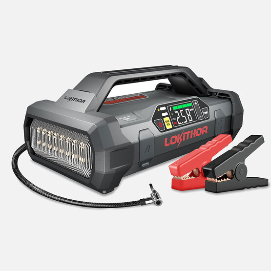 Lokithor JA2500 12V 2500 Amp LiFePO4 Akıllı Akü Takviye-Pompa-Powerbank-Led Lamba