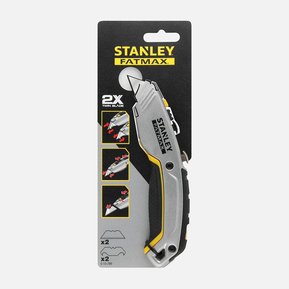    Stanley Fatmax Extreme 0-10-789 Çift Ağızlı Maket Bıçağı 