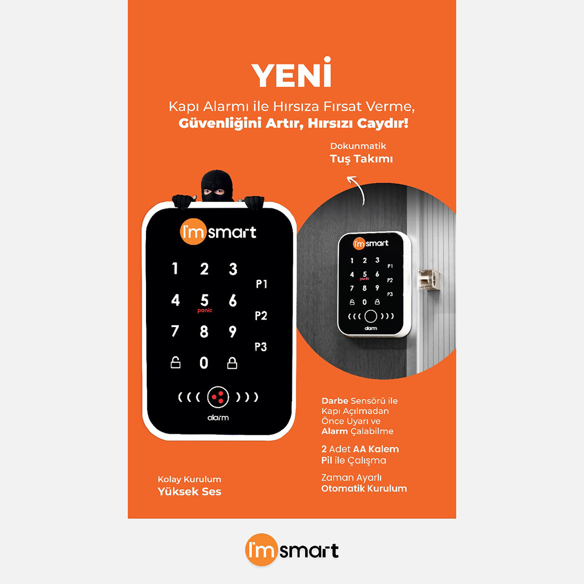    Doras IM Smart Yeni Nesil Kapı Alarm 