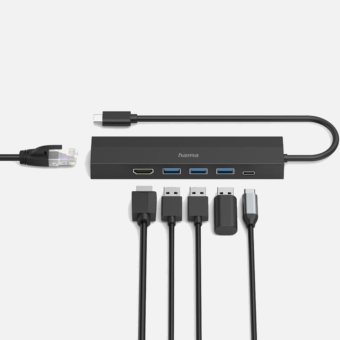    Hama USB-C Hub 6 Ports 