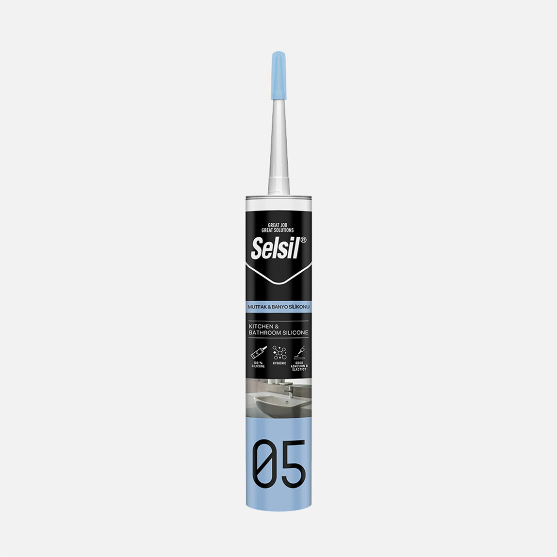    Selsil Mutfak ve Banyo Silikonu (Anti-Küf) Şeffaf 280 ML 
 