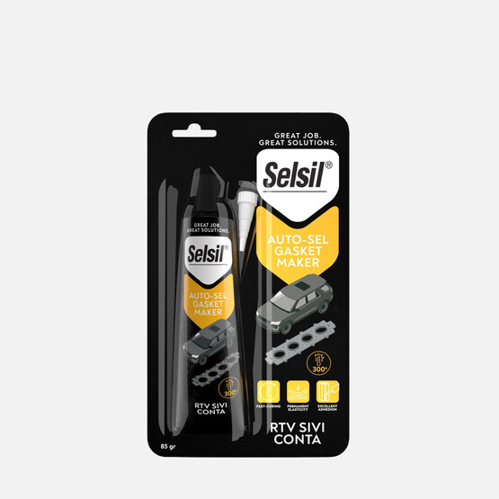 Selsil Auto-Sel RTV Sıvı Conta Siyah 85 GR
