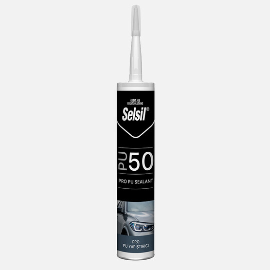Selsil PU 50 Pro Yapıştırıcı Siyah 600 ML
