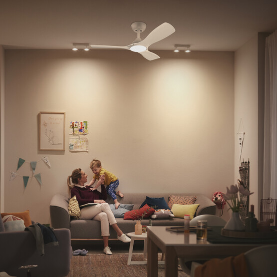 Philips Olas Lambalı Tavan Vantilatörü 32 (Fan) + 24 (Işık) W