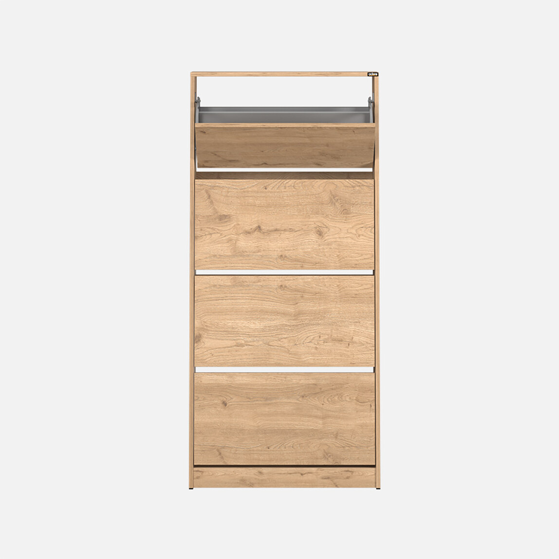    Adore Flat Duo 4 Katlı Geniş Ayakkabılık - Florida Meşe 
