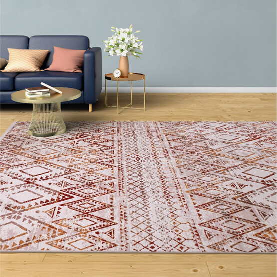 Crea Otantik 1004 Kaymaz Tabanlı Halı 80x150 cm 