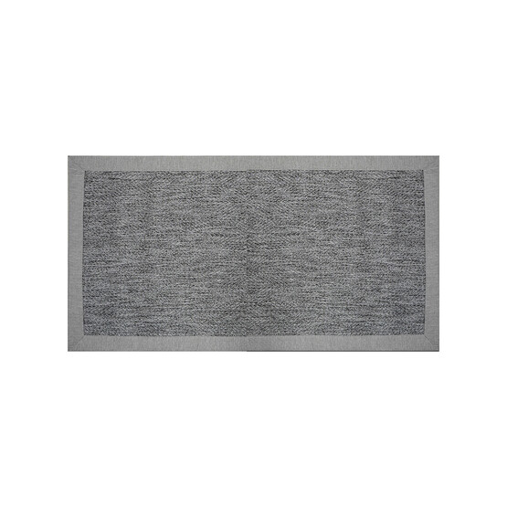 Güven Collection Nature Rustic Bordürlü Sisal Halı Gri 80x300 cm